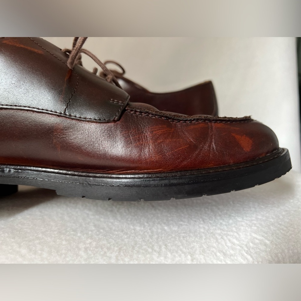 J Murphy by Johnston&Murphy Brown Leather Size 12M Lace Up Shoes - Picture 6 of 16
